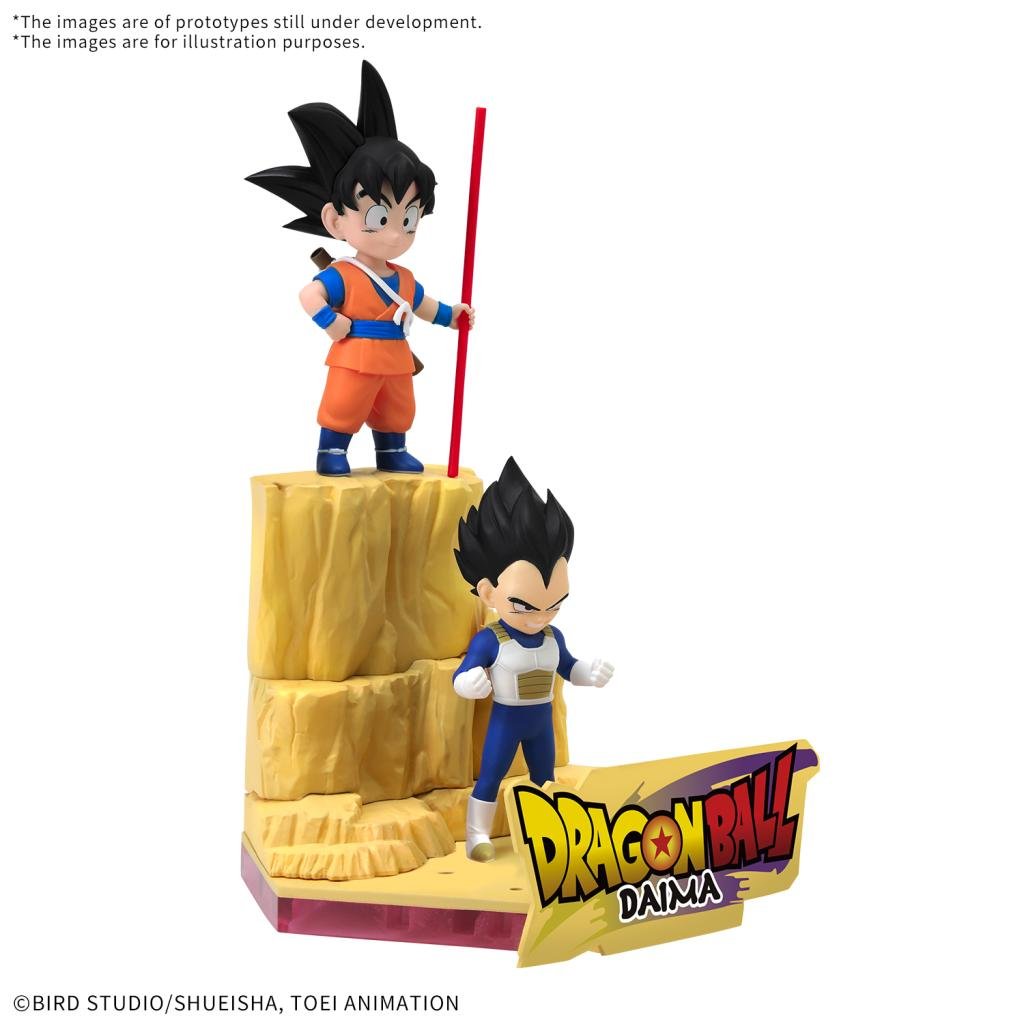 Précommande : DRAGON BALL DAIMA - Son Goku (Mini) & Vegeta (Mini) - Model Kit