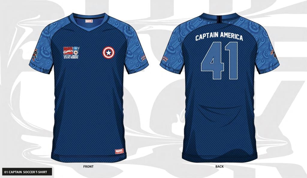 Précommande : MARVEL - Captain America 41 - Maillot de Foot Homme (XXL)