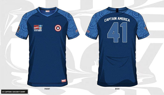 Précommande : MARVEL - Captain America 41 - Maillot de Foot Homme (M)