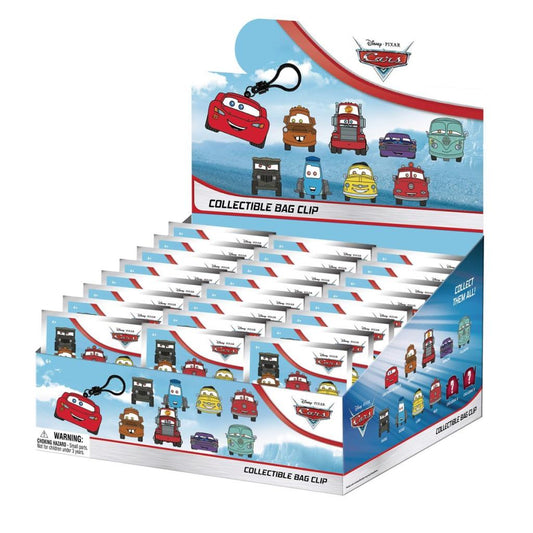 Précommande : CARS - Series 1 - 3D Foam Bag Clip (Display 24 Pcs)