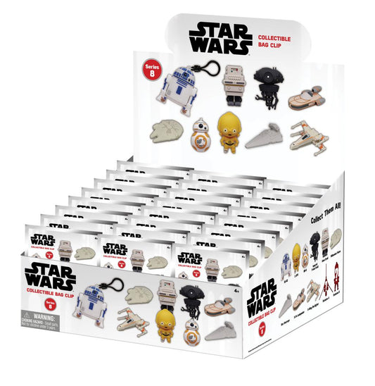 Précommande : STAR WARS - Power of Force - 3D Foam Bag Clip (Display 24 Pcs)