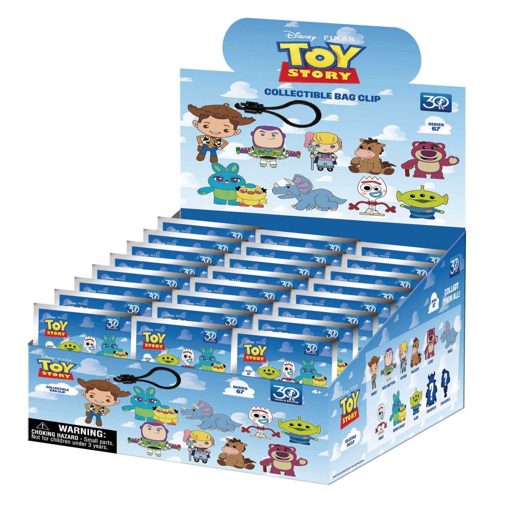 Précommande : TOY STORY - Series 67 - 3D Foam Bag Clip (Display 24 Pcs)