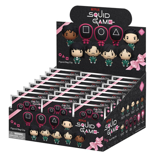 Précommande : SQUID GAME - Series 1 - 3D Foam Bag Clip (Display 24 Pcs)