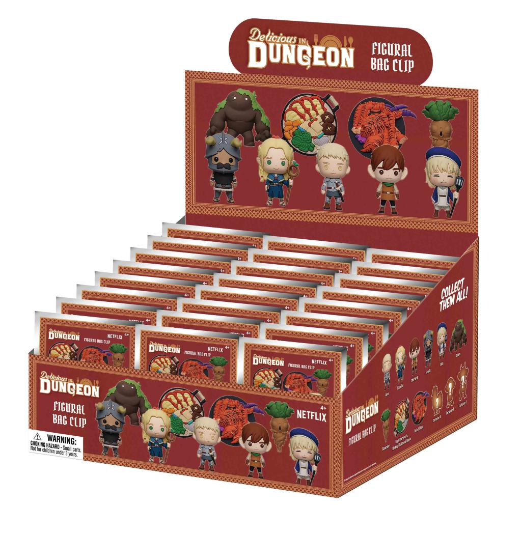 Précommande : GLOUTON ET DRAGONS - Series 1 - 3D Foam Bag Clip (Display 24 Pcs)