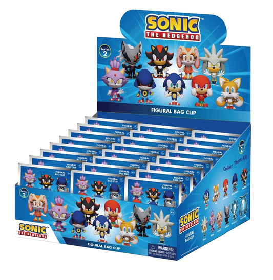 Précommande : SONIC - Series 2 - 3D Foam Bag Clip (Display 24 Pcs)