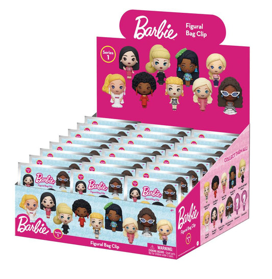 Précommande : BARBIE - Series 1 - 3D Foam Bag Clip (Display 24 Pcs)