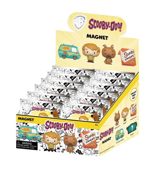 Précommande : SCOOBY DOO - Series 1 - 3D Foam Magnets in blind bags (Display 12 Pcs)
