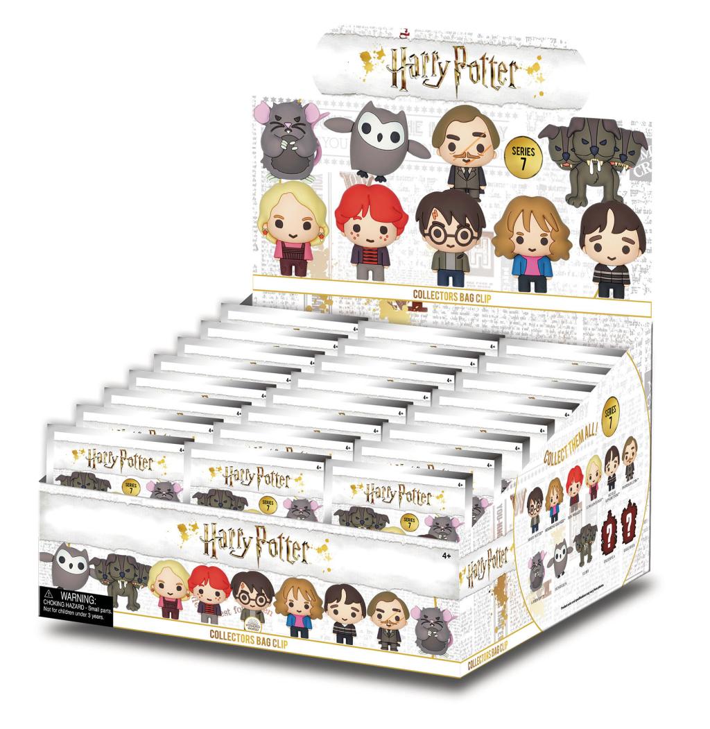 Précommande : HARRY POTTER - Series 7 - 3D Foam Bag Clip (Display 24 Pcs)