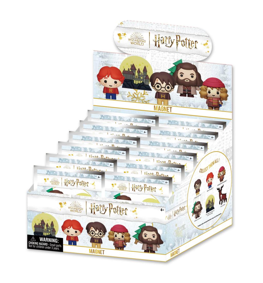 Précommande : HARRY POTTER -Series 1 -3D Foam Magnets in blind bags (Display 12 Pcs)
