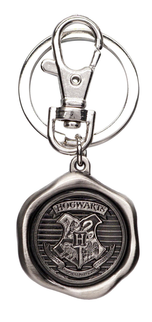 Précommande : HARRY POTTER - Logo Poudlard - Porte-clés en étain