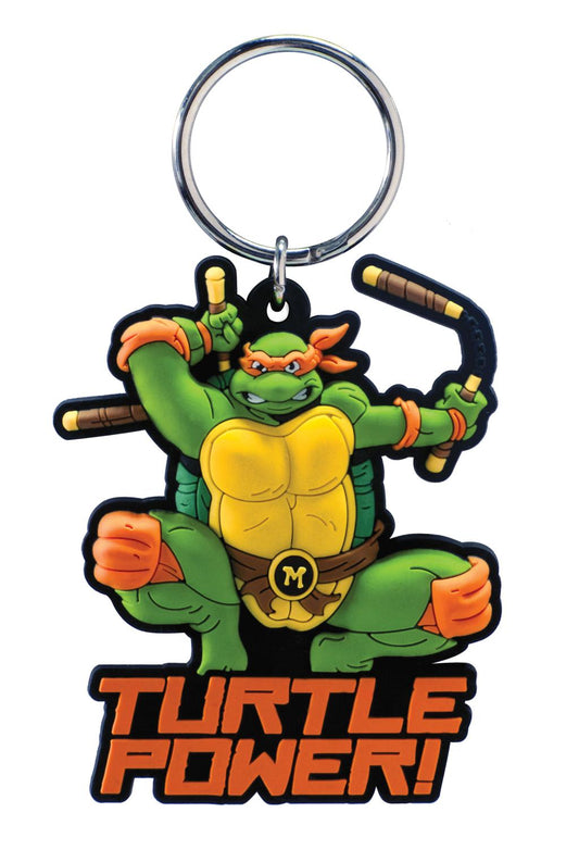 Précommande : LES TORTUES NINJAS - Michelangelo - Porte-clés Soft Touch
