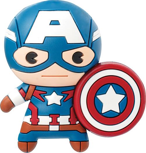 Précommande : MARVEL CLASSIC - Captain America - Aimant à collectionner en mousse 3D