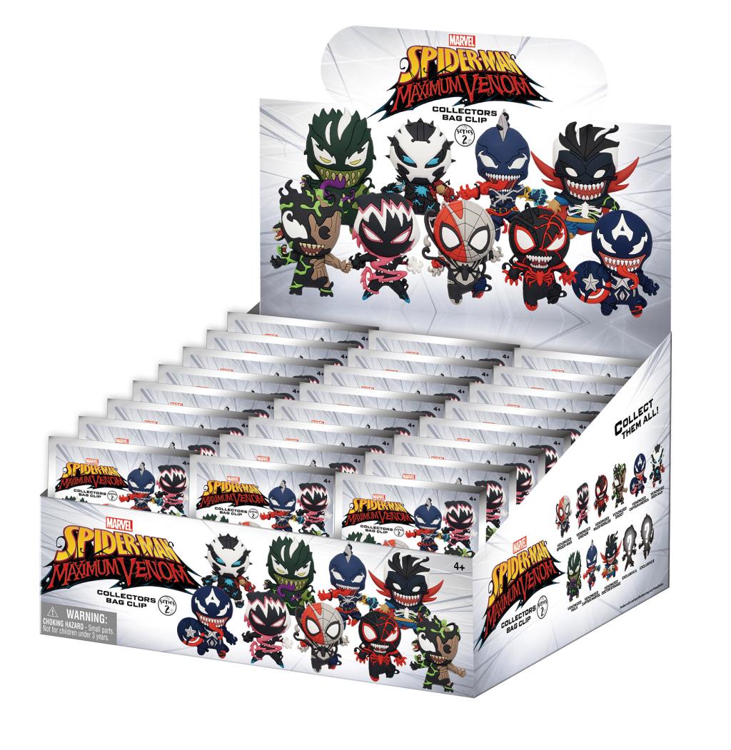 Précommande : VENOM - Series 2 - 3D Foam Bag Clip (Display 24 Pcs)