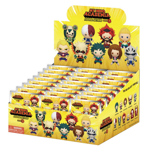 Précommande : MY HERO ACADEMIA - Series 4 - 3D Foam Bag Clip (Display 24 Pcs)