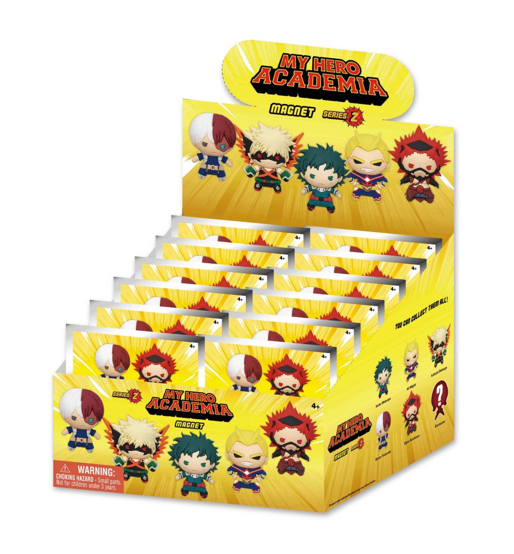 Précommande : MHA - Series 2 - 3D Foam Magnets in blind bags (Display 12 Pcs)