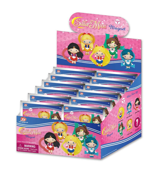 Précommande : SAILOR MOON -Series 2 - 3D Foam Magnets in blind bags (Display 12 Pcs)