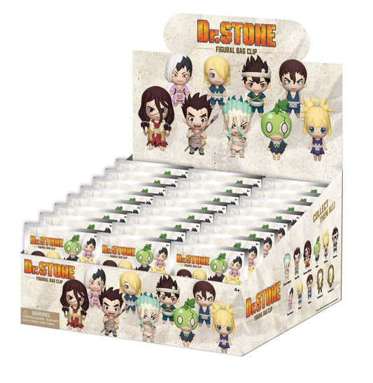 Précommande : DR STONE - Series 1 - 3D Foam Bag Clip (Display 24 Pcs)