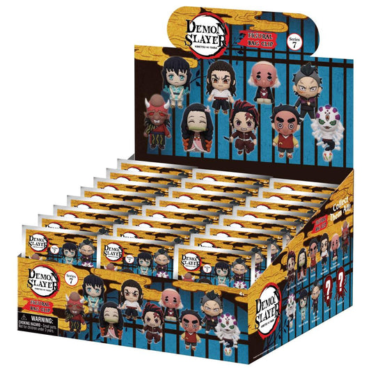 Précommande : DEMON SLAYER - Series 7 - 3D Foam Bag Clip (Display 24 Pcs)