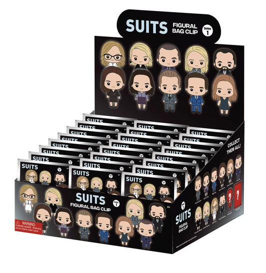 Précommande : SUIT SERIES - Series 1 - 3D Foam Bag Clip (Display 24 Pcs)