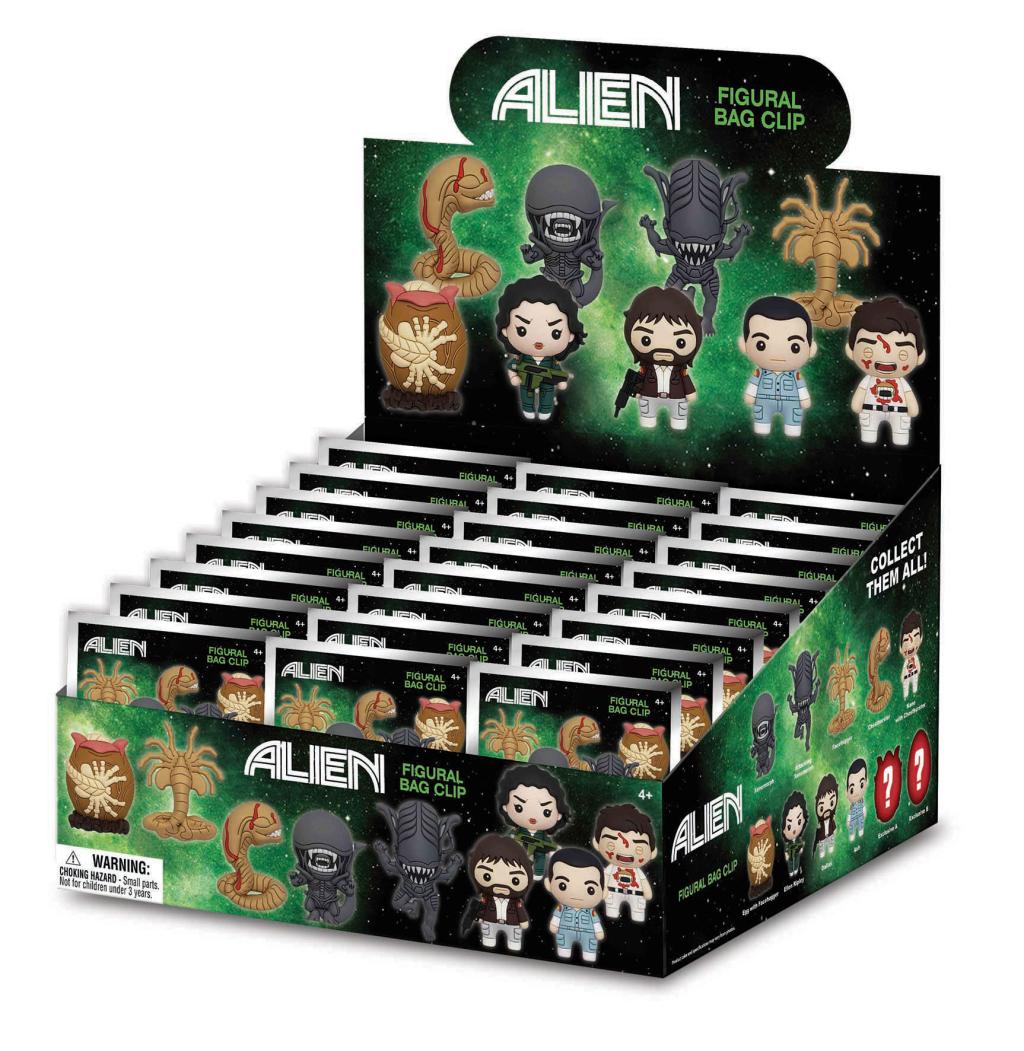 Précommande : ALIENS (1979) - Series 1 - 3D Foam Bag Clip (Display 24 Pcs)