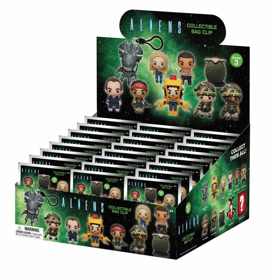 Précommande : ALIENS - Series 3 - 3D Foam Bag Clip (Display 24 Pcs)