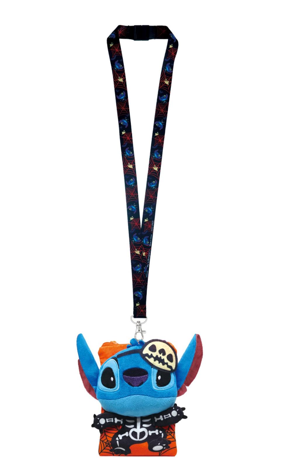 Précommande : DISNEY - Stitch Squelette Deluxe - Lanyard avec pochette porte-cartes