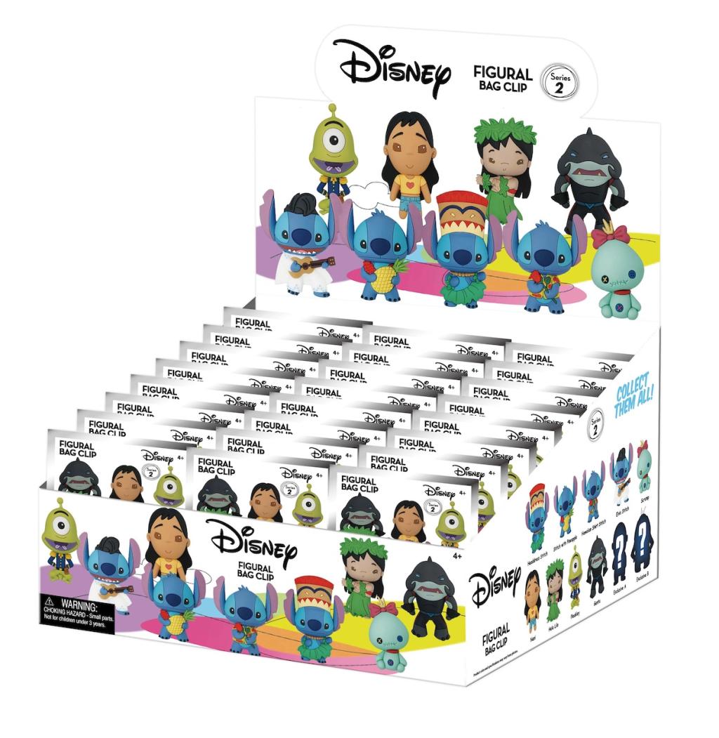 Précommande : DISNEY - Lilo & Stitch - 3D Foam Bag Clip (Display 24 Pcs)