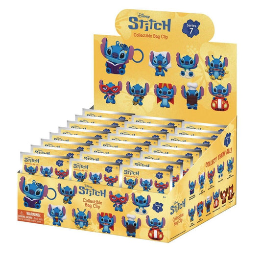 Précommande : STITCH - Series 7 - 3D Foam Bag Clip (Display 24 Pcs)