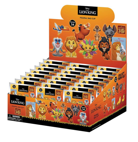 Précommande : LE ROI LION - 30ème Anniversaire - 3D Foam Bag Clip (Display 24 Pcs)