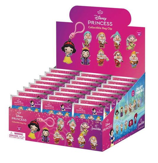 Précommande : BLANCHE NEIGE - Series 66 - 3D Foam Bag Clip (Display 24 Pcs)