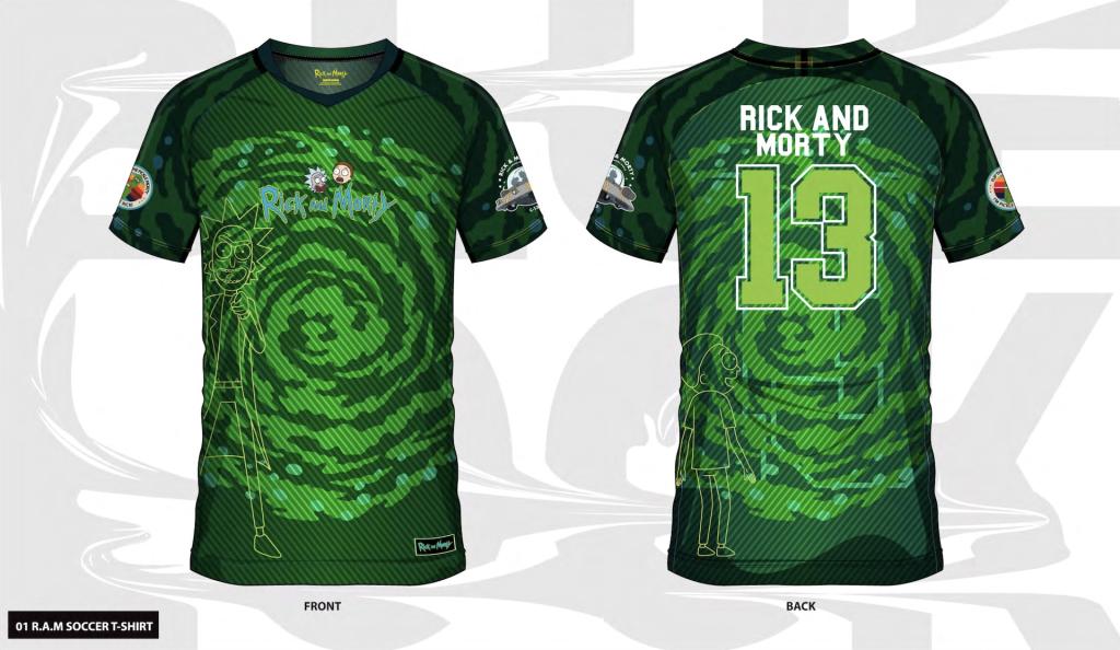 Précommande : RICK & MORTY - Rick & Morty 13 - Maillot de Foot Homme (L)