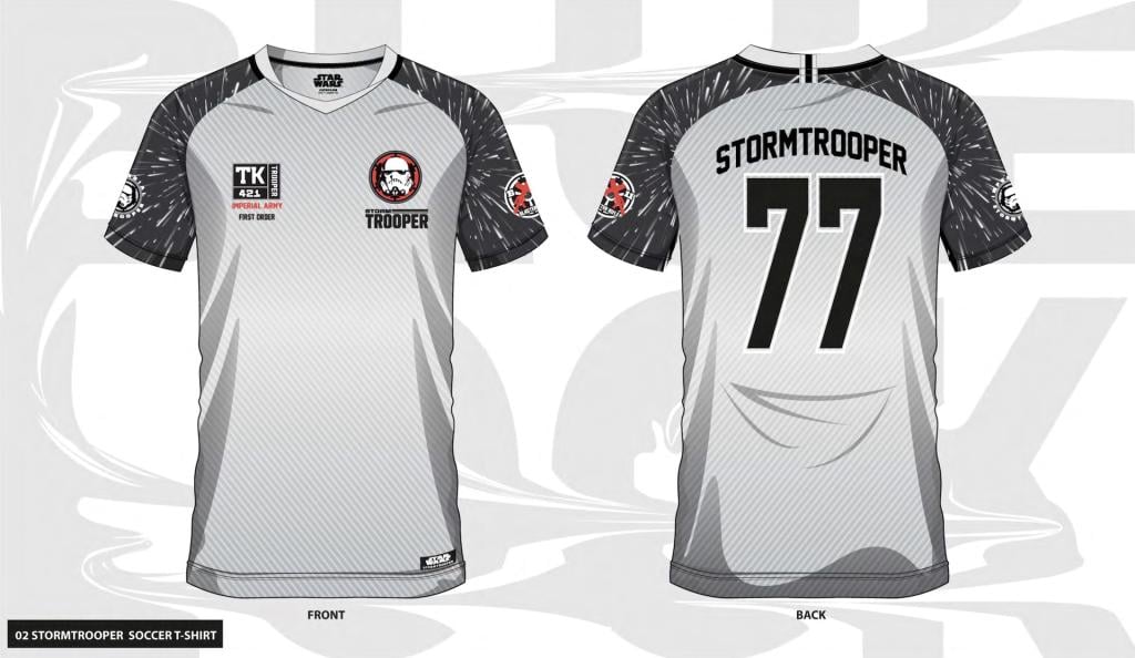 Précommande : STAR WARS - Stormtrooper 77 - Maillot de Foot Homme (M)
