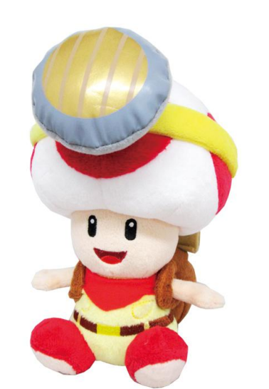 Précommande : CAPTAIN TOAD - Capitaine Toad - Peluche 18cm