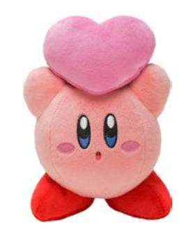 Précommande : KIRBY - Kirby avec coeur - Peluche 16cm