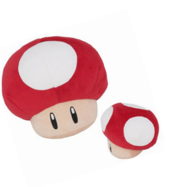Précommande : SUPER MARIO - Super Champignon - Peluche 16cm