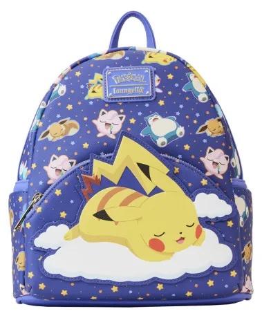 Précommande : POKEMON - Pikachu et Amis dormant - Mini Sac à Dos LoungeFly