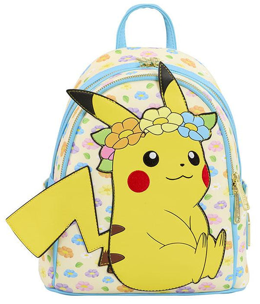 Précommande : POKEMON - Pikachu Floral - Mini Sac à Dos LoungeFly