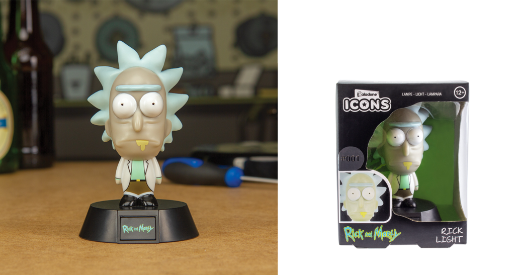 Précommande : RICK & MORTY - Rick - Lampe Icon 13cm