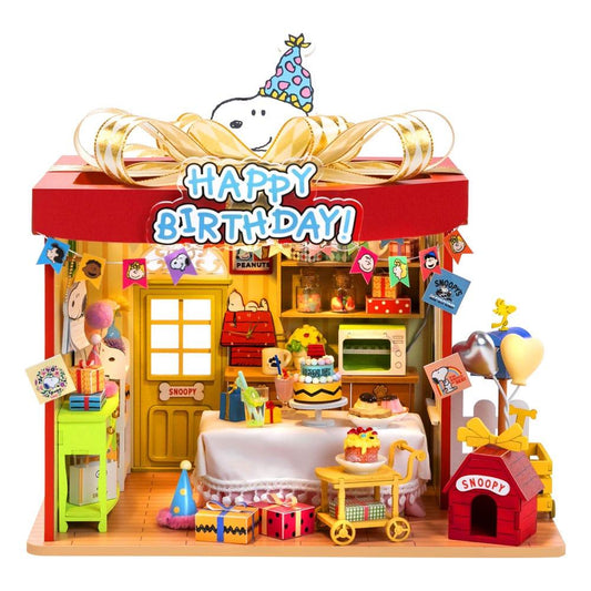 Précommande : PEANUTS - Birthday Party - Wood Model Kit