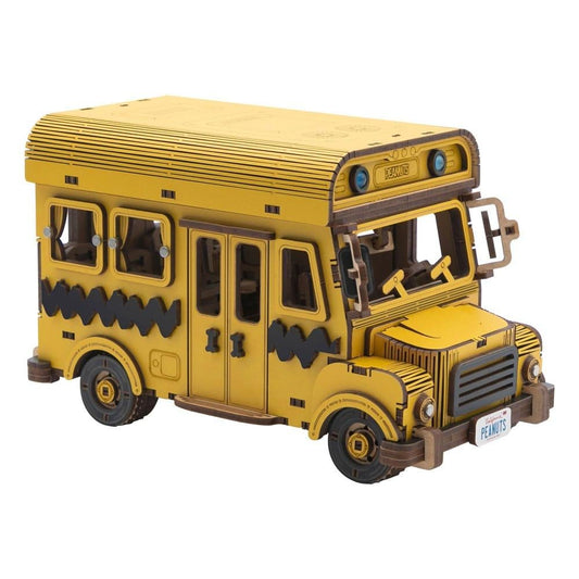 Précommande : PEANUTS - School Bus - Wood Model Kit