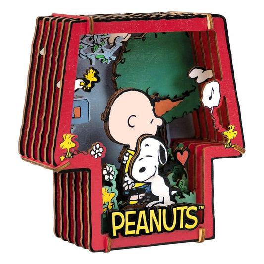 Précommande : PEANUTS - Healing Hug - Wood Model Kit Theater