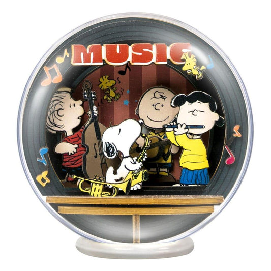 Précommande : PEANUTS - Night Of Music - Wood Model Kit Globe Theater
