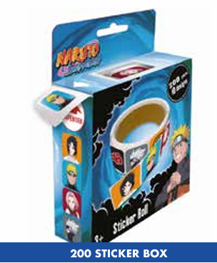 Précommande : NARUTO - Boîte à stickers (200)