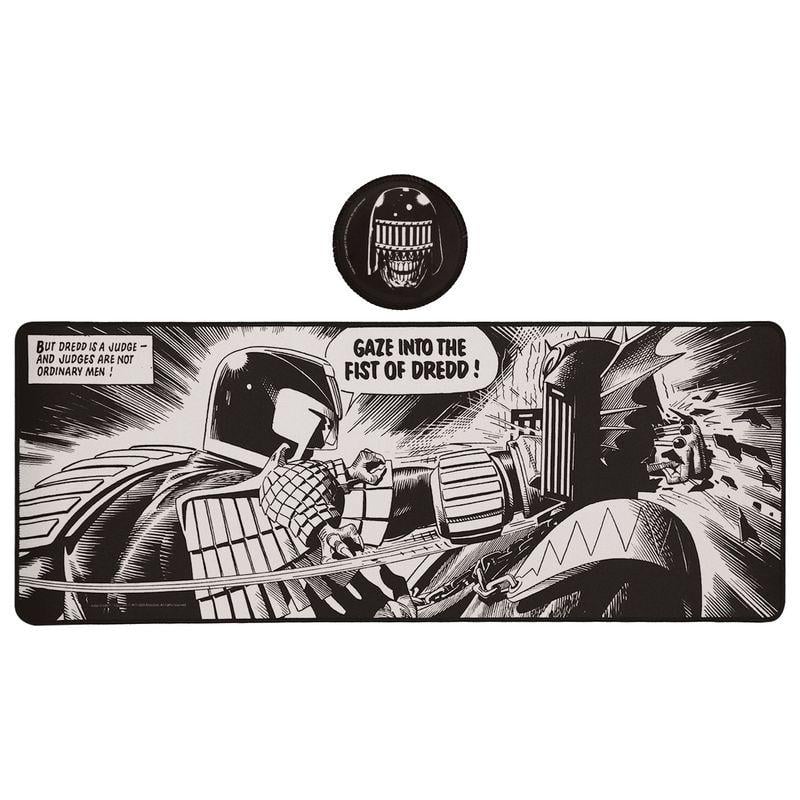 Précommande : 2000AD JUDGE DREDD - Tapis de Bureau XL + 1 Sous-Verre