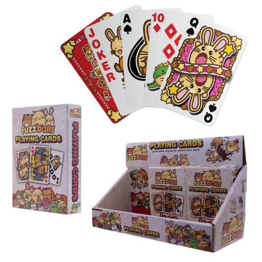 Précommande : FUZZBALLS - Playing Cards CDU Containing 12 Packs