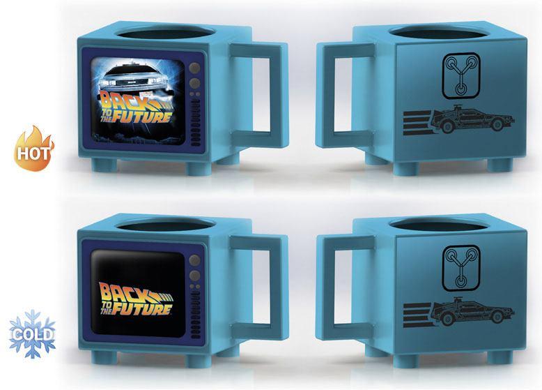 Précommande : RETOUR VERS LE FUTUR - Convecteur temporel - Mug TV thermo 500ml