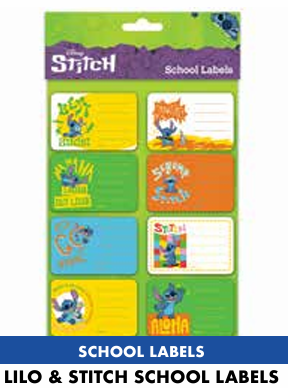 Précommande : LILO & STITCH - School Labels