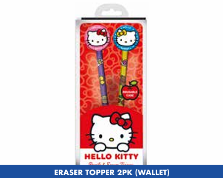 Précommande : HELLO KITTY - Pencil & Topper 2PK