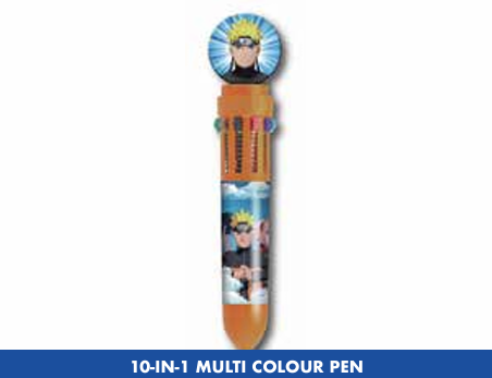 Précommande : NARUTO - Bic Muticolore 10 couleurs