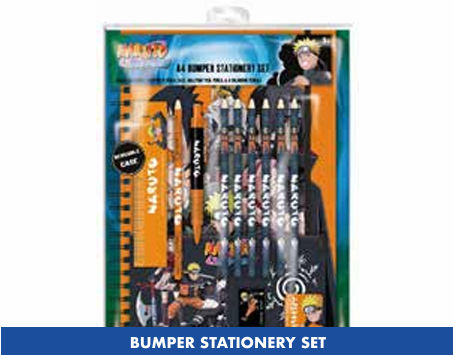 Précommande : NARUTO - A4 Bumper Stationary Set